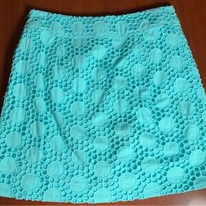 Aqua vinyard vines mini Skirt